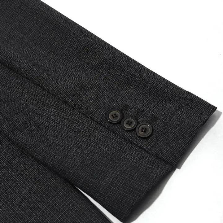 [BUNJANG] SOLID HOMME Check Two-Button Blazer Jacket / SOLID HOMME 체크 투버튼 블레이저 재킷 size 105