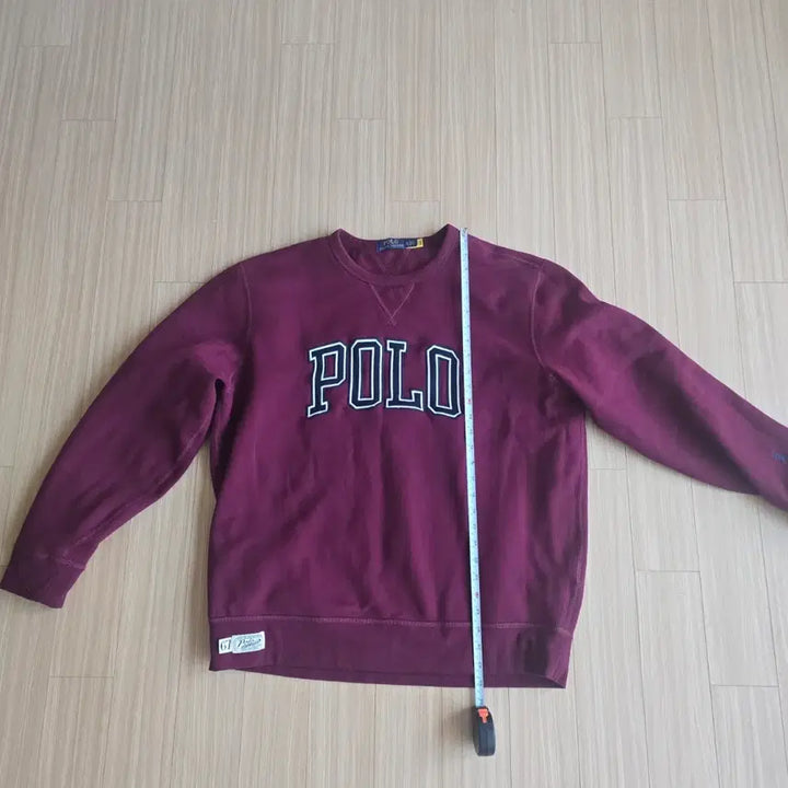 [BUNJANG] Polo Burgundy Crewneck Sweatshirt / 폴로 맨투맨 xl