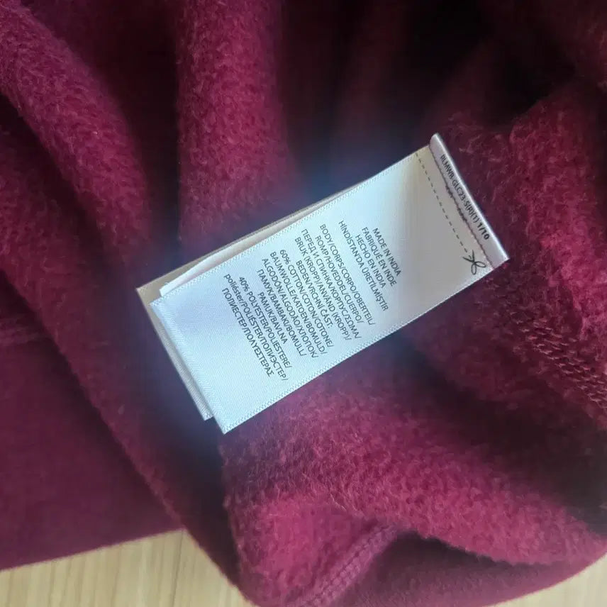 [BUNJANG] Polo Burgundy Crewneck Sweatshirt / 폴로 맨투맨 xl