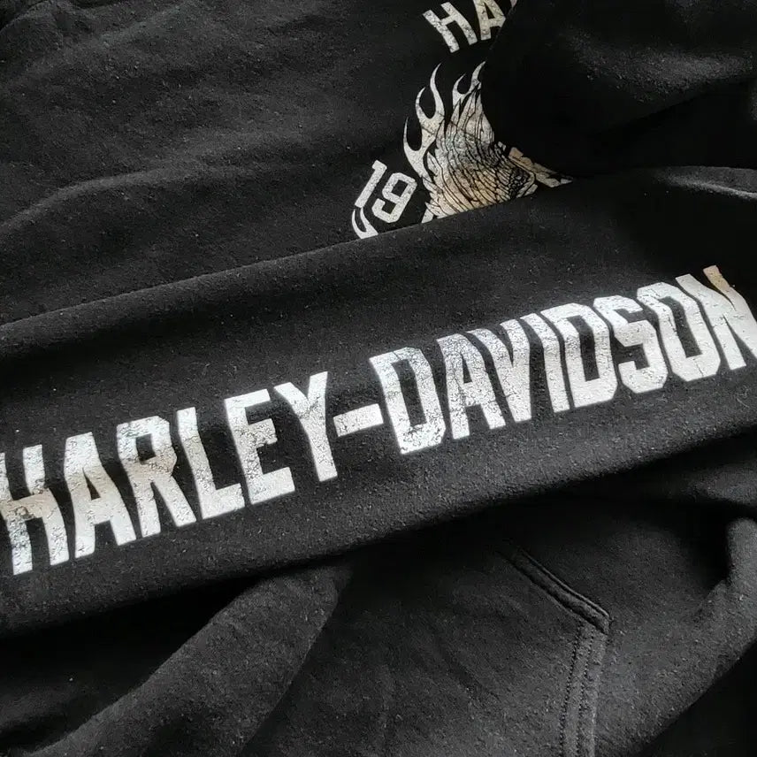 [BUNJANG] Harley-Davidson Military Collaboration Hoodie / 할리데이비슨 밀리터리 후드