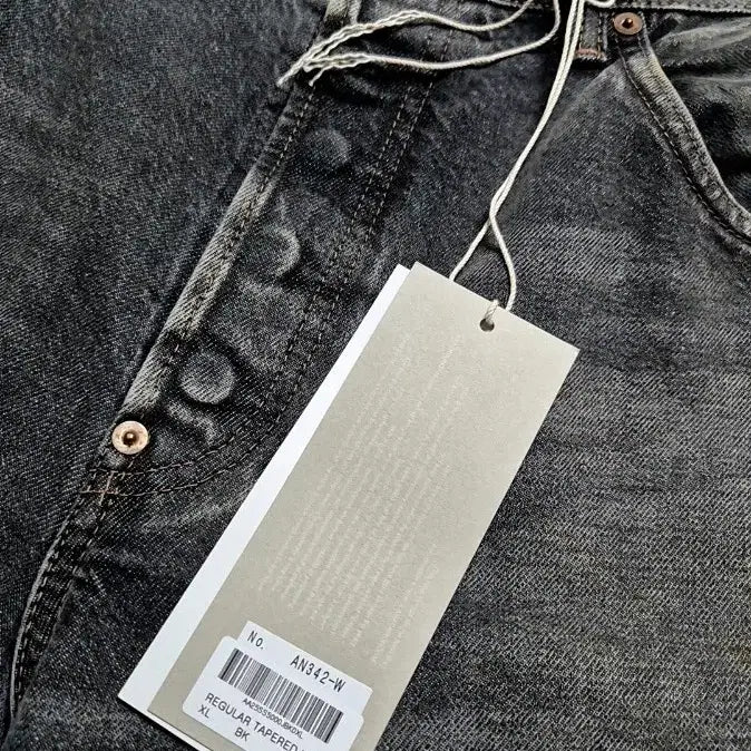 [BUNJANG] Anachronorm Washed Black Denim Jeans / 아나크로놈 워시드 블랙 36