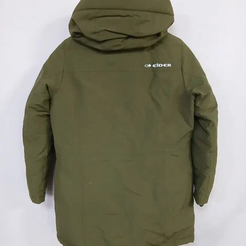 [BUNJANG] Aider Khaki Hooded Long Down Jacket / 아이더 카키색 후드 롱패딩 점퍼