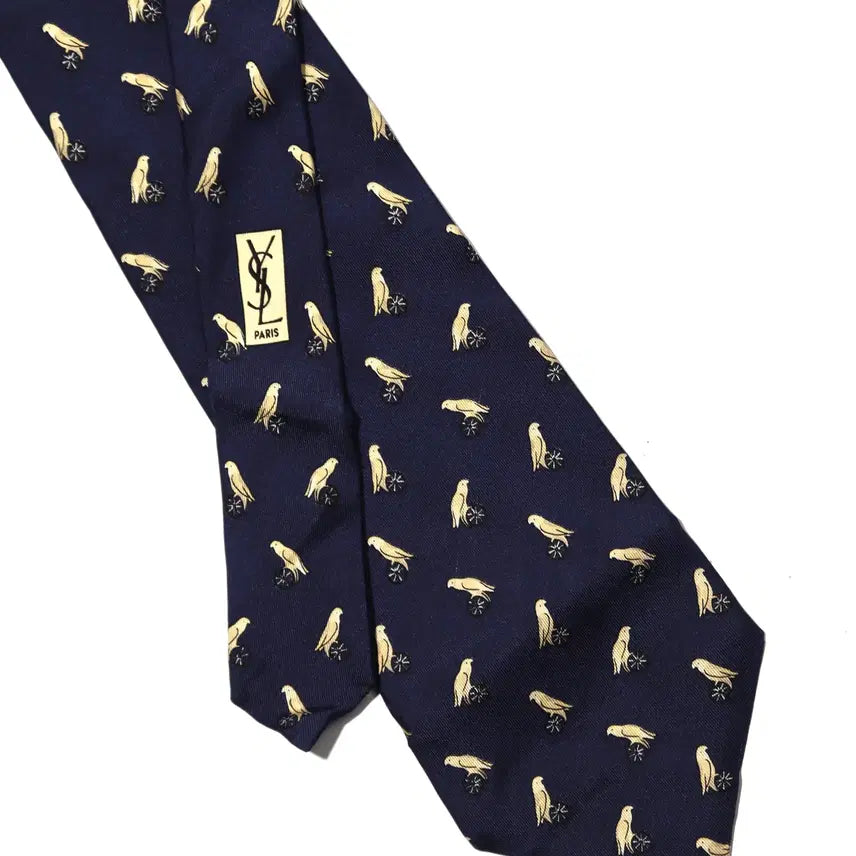 [BUNJANG] YSL Silk Necktie / YSL 입생로랑 JP MADE 실크 넥타이