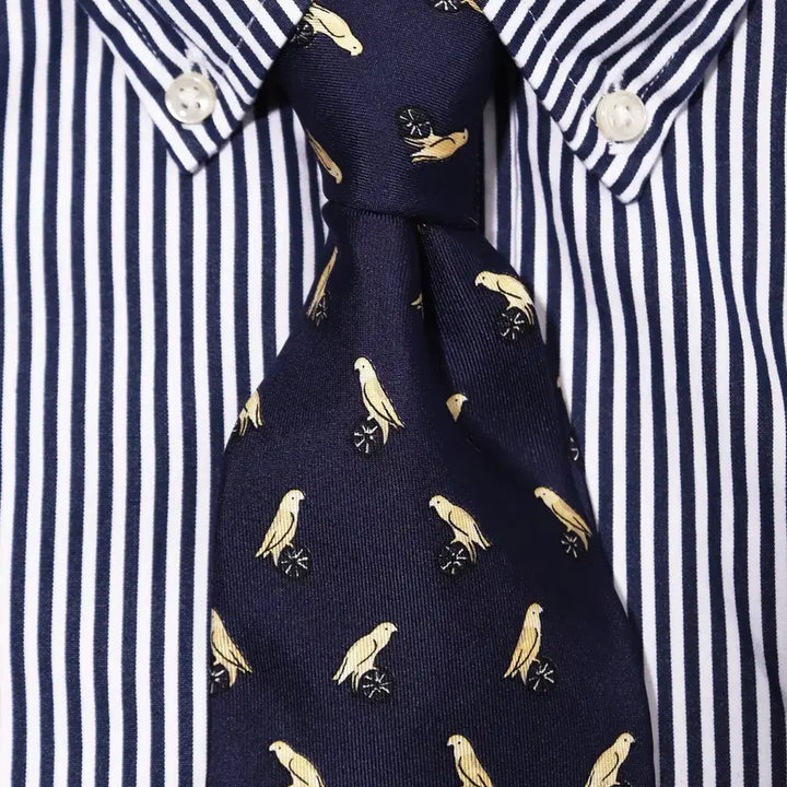 [BUNJANG] YSL Silk Necktie / YSL 입생로랑 JP MADE 실크 넥타이