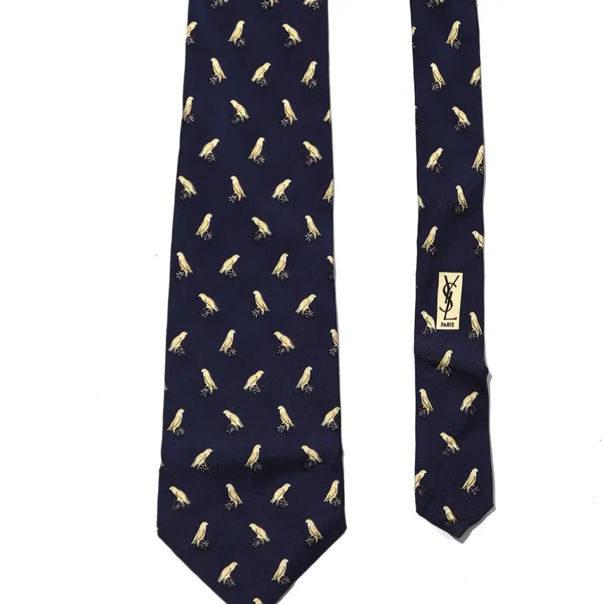 [BUNJANG] YSL Silk Necktie / YSL 입생로랑 JP MADE 실크 넥타이