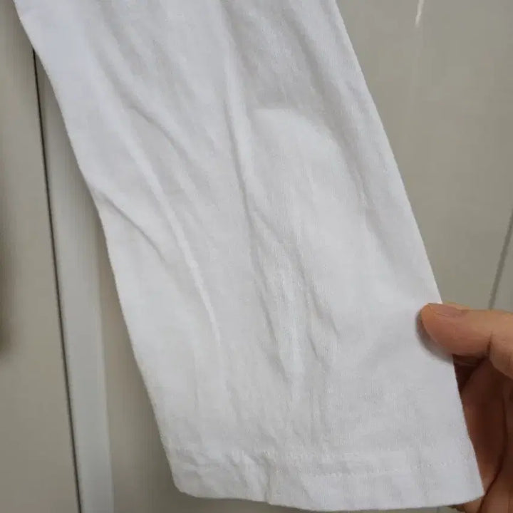 [BUNJANG] Trendy Apparel White Long-Sleeve T-shirt / 트렌디 어패럴 화이트 긴팔 티셔츠 77~88