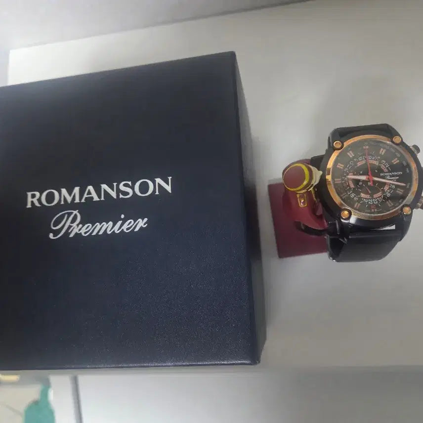 [BUNJANG] Romanson Premier Leather Watch / 로만손 프리미어 가죽 시계