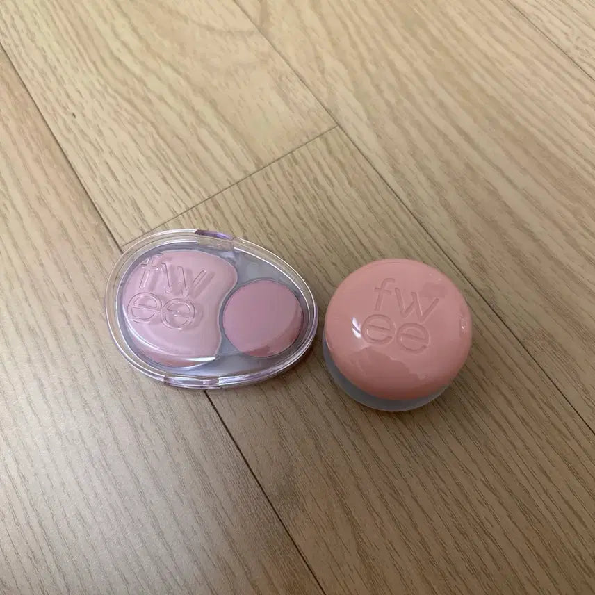 [BUNJANG] Fwee Mellow Dual Blusher + Without Pudding Pot Bundle Set / 일괄판매) 퓌 멜로우 듀얼 블러셔 (노모어큐피드) + 푸딩팟 (위드아웃)