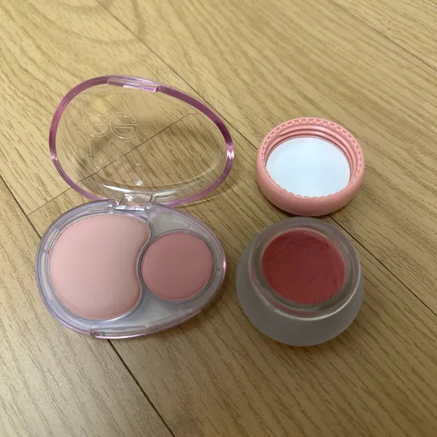 [BUNJANG] Fwee Mellow Dual Blusher + Without Pudding Pot Bundle Set / 일괄판매) 퓌 멜로우 듀얼 블러셔 (노모어큐피드) + 푸딩팟 (위드아웃)