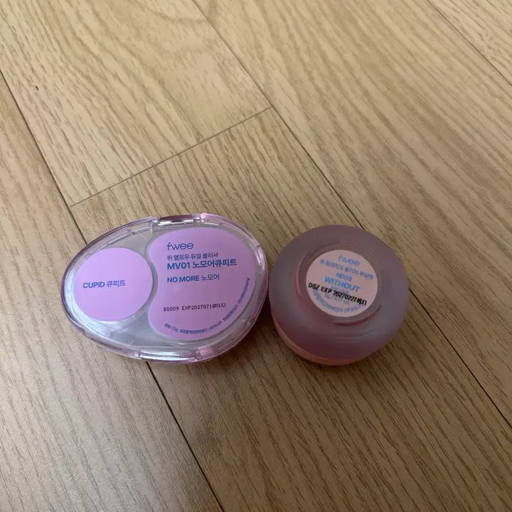 [BUNJANG] Fwee Mellow Dual Blusher + Without Pudding Pot Bundle Set / 일괄판매) 퓌 멜로우 듀얼 블러셔 (노모어큐피드) + 푸딩팟 (위드아웃)