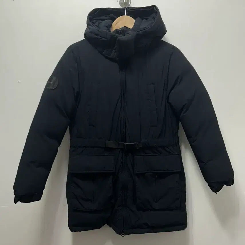 [BUNJANG] Jeep Black Hooded Padded Jumper (M) / JEEP 지프 후드 패딩 블랙 점퍼 M