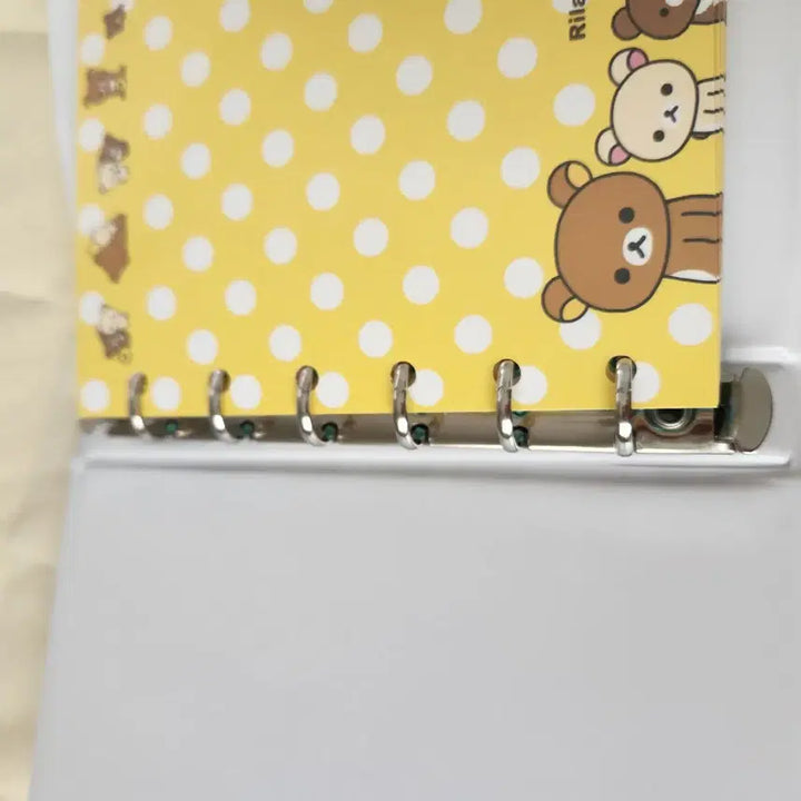 [BUNJANG] Rilakkuma Six-Hole Diary & Sticker Book Set / 리락쿠마 육공 다이어리 씰북 씰 다이어리 + 리락쿠마 스티커북 속지 세트