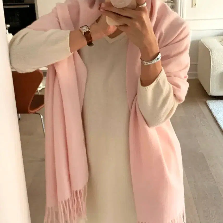 [BUNJANG] Around Yur Cashmere 100% Shawl/Muffler / 어라운드율 로우 캐시100 숄, 머플러 팝니다