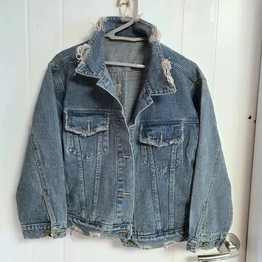 [BUNJANG] Vintage Style Denim Jacket / 빈티지스타일 청쟈켓 새거 77까지
