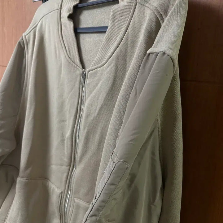 [BUNJANG] H&M Bomber Jacket (Beige) - XL / [XL/베이지] h&m 블루종 봄버 자켓