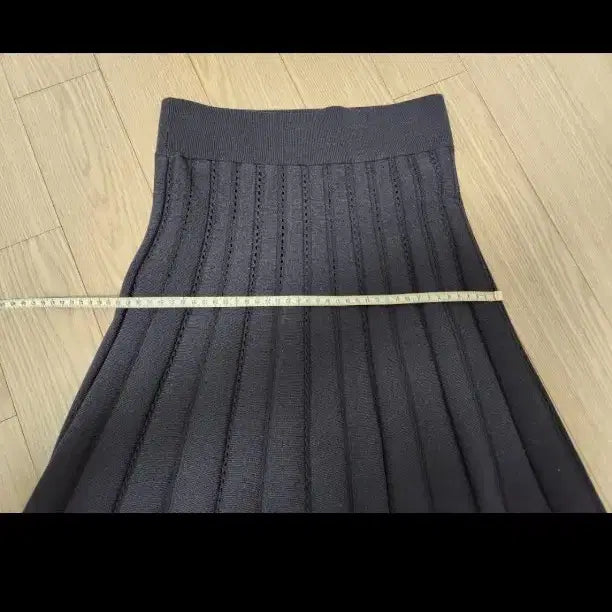 [BUNJANG] MINE Knit Skirt (Black Gray) / 마인 MINE 니트스커트 (블랙그레이)