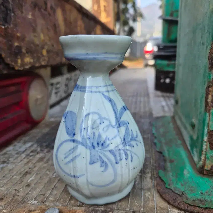 [BUNJANG] Celadon Porcelain 13cm Vase / 도자기13cm