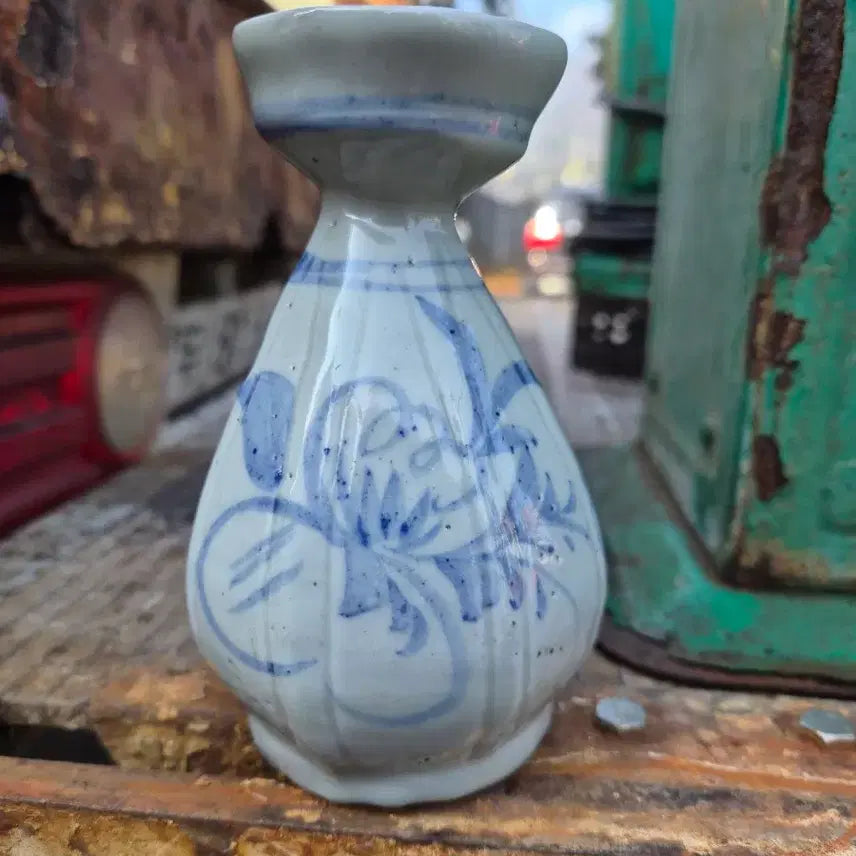 [BUNJANG] Celadon Porcelain 13cm Vase / 도자기13cm