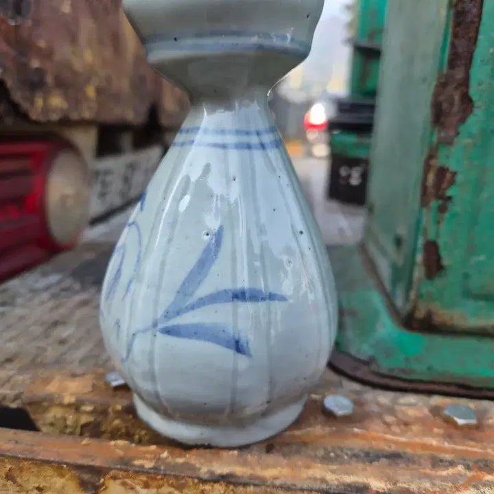 [BUNJANG] Celadon Porcelain 13cm Vase / 도자기13cm