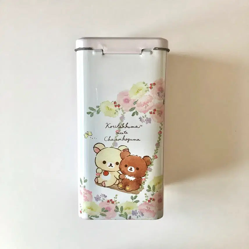 [BUNJANG] Rilakkuma Square Lock Money Box Set / 고전 리락쿠마 정사각 자물쇠 저금통 2종 세트