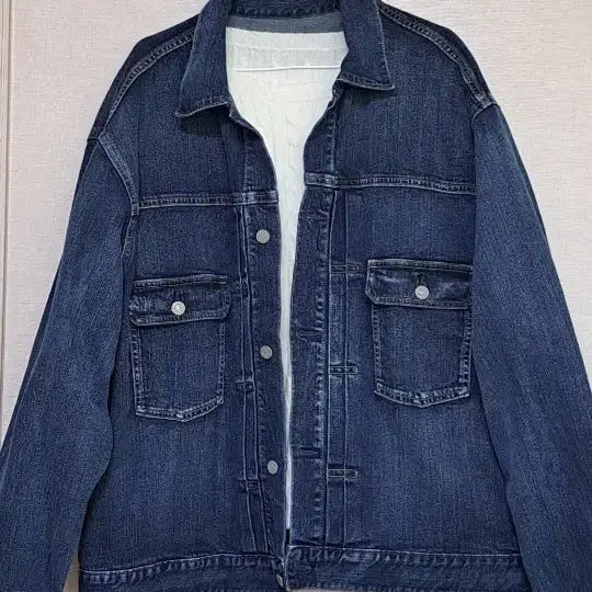 [BUNJANG] Uniqlo Denim Jacket / 유니클로. 스판청 데님 자켓