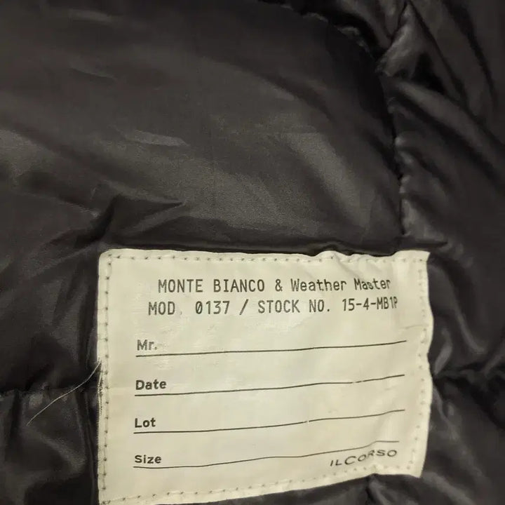 [BUNJANG] Il Corso Wool Down Padded Field Jacket 105 / 일꼬르소 울 다운 패딩 필드 자켓 야상 105