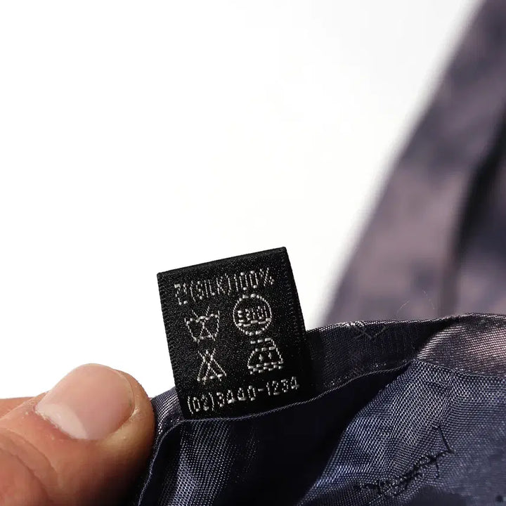 [BUNJANG] YSL Purple Silk Tie / YSL 입생로랑 퍼플 실크 넥타이