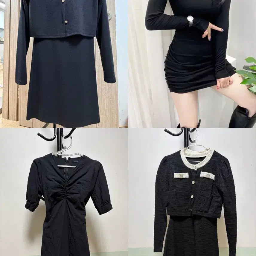 [BUNJANG] Black Midi Dress Set / 원피스 판매