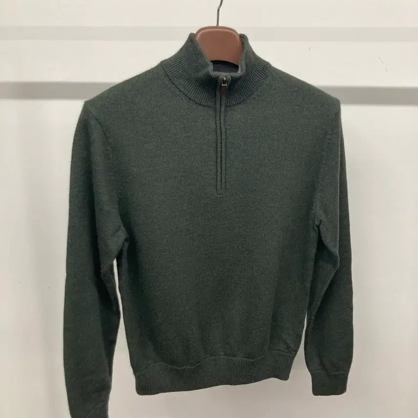 [BUNJANG] Brooks Brothers Merino Wool Quarter-Zip Sweater / 브룩스브라더스 메리노울 쿼터집 하프집업 니트 95