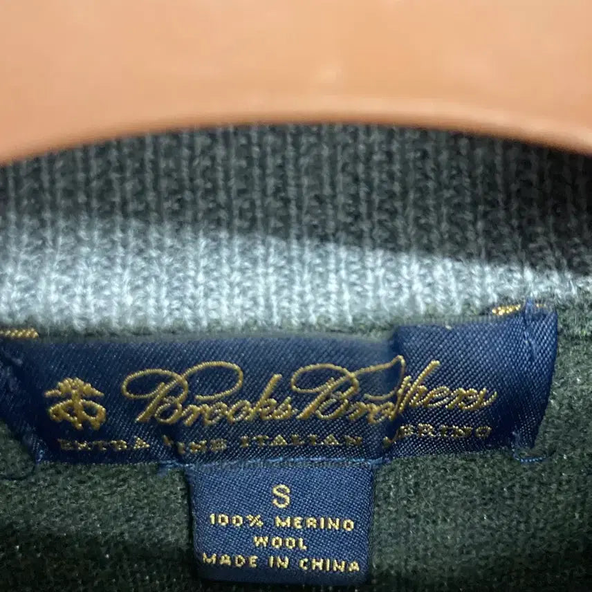 [BUNJANG] Brooks Brothers Merino Wool Quarter-Zip Sweater / 브룩스브라더스 메리노울 쿼터집 하프집업 니트 95
