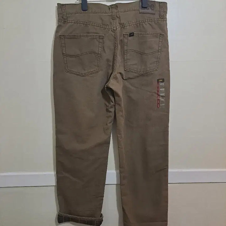 [BUNJANG] Lee Khaki Fleece-Lined Pants / Lee 리 기모 안감 바지 35사이즈