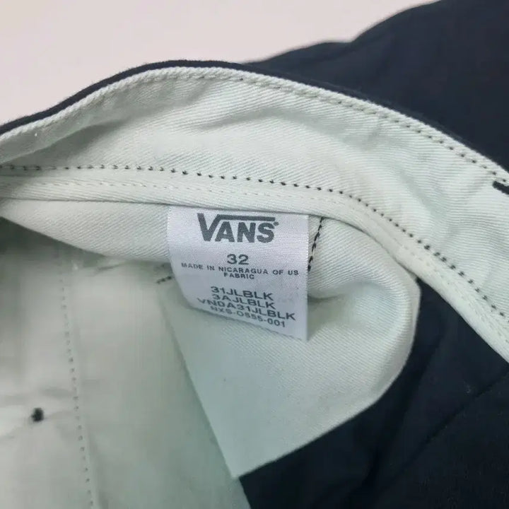 [BUNJANG] Vans Black Cotton Pants Size 32 / 반스 블랙 면바지 32사이즈