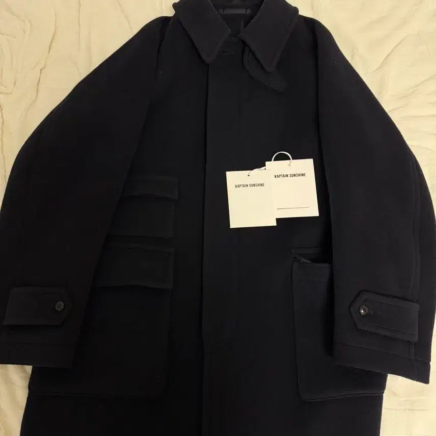 [BUNJANG] Captain Sunshine Traveler Coat Navy (Size 38) / [38] 캡틴선샤인 트래블러 코트 네이비