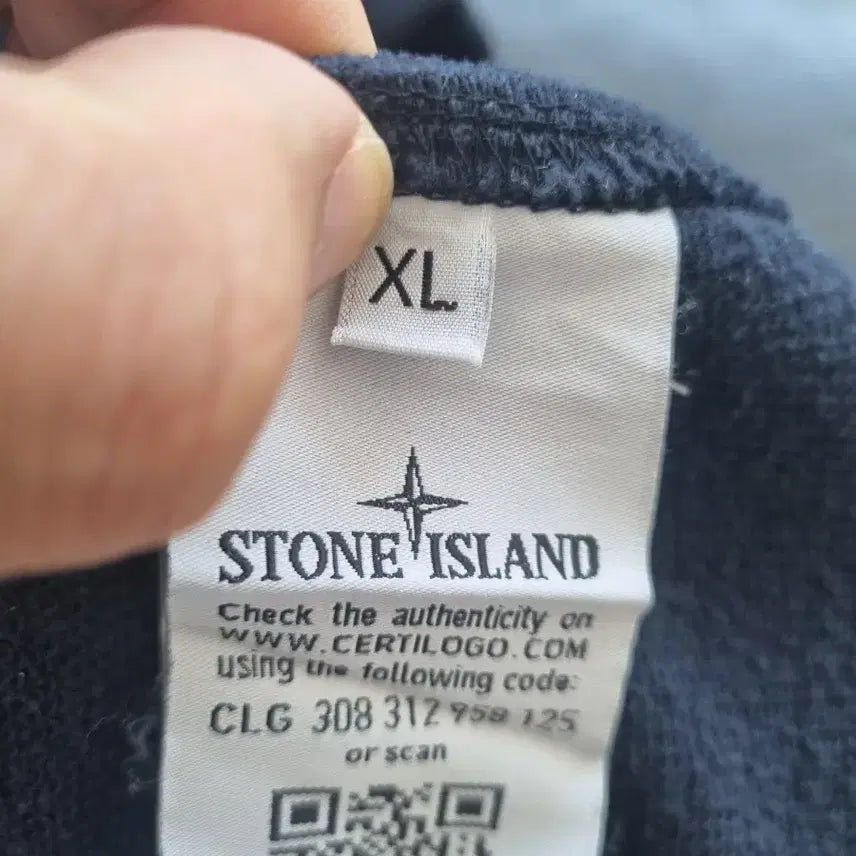 [BUNJANG] Stone Island Pocket Sweatshirt Navy XL / 스톤아일랜드 포켓 맨투맨 네이비색 XL사이즈(105~110) 정품