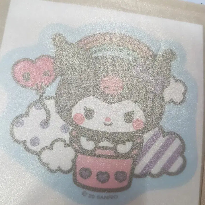 [BUNJANG] Kuromi Big Sticker Set / 쿠로미빅스티커12종