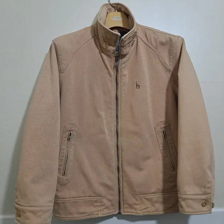 [BUNJANG] Hazzys Beige Bomber Jacket (Size 95) / 헤지스 베이지색 봄버 자켓 95사이즈