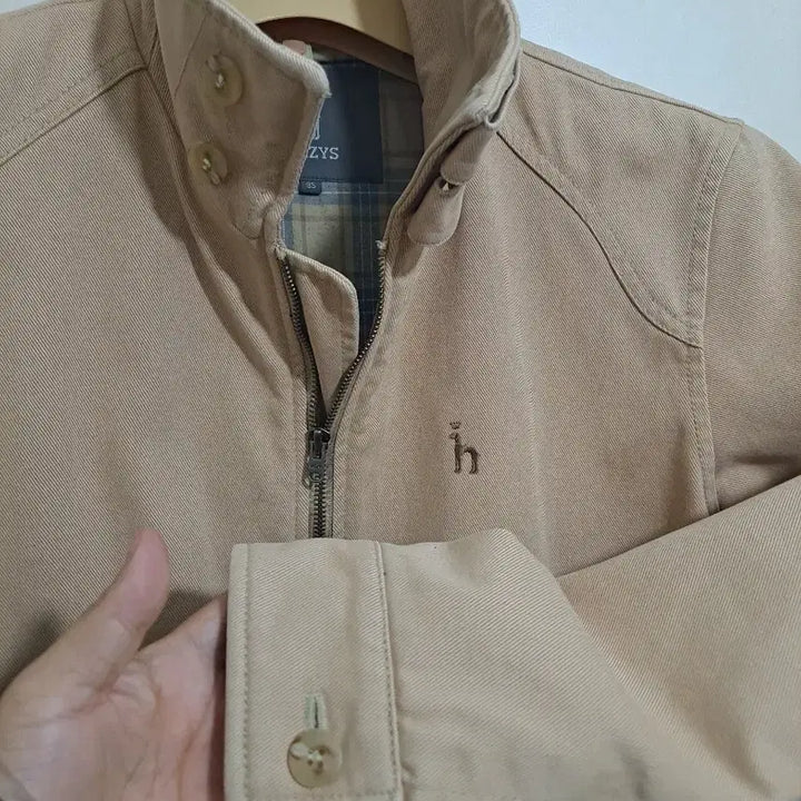 [BUNJANG] Hazzys Beige Bomber Jacket (Size 95) / 헤지스 베이지색 봄버 자켓 95사이즈