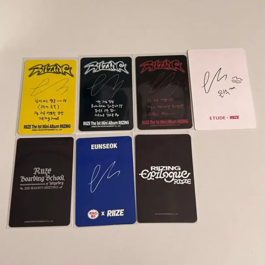 [BUNJANG] RIIZE Eunseok Photocard Bundle Set / 라이즈 포카