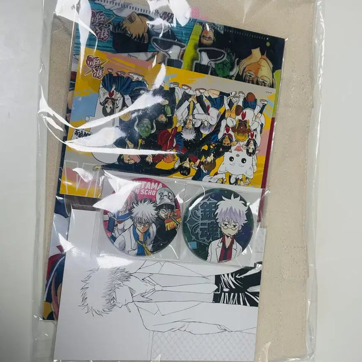 [BUNJANG] Gintama Jump Shop Sanjyo School Set / 미개봉 은혼 점프샵 삼젯 스쿨 세트 (원화 가방 등