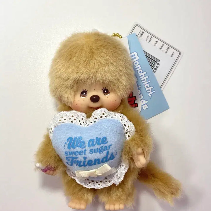 [BUNJANG] Sweet Sugar Monchhichi Keychain / [신상품] 스위트 슈가 몬치치 키링