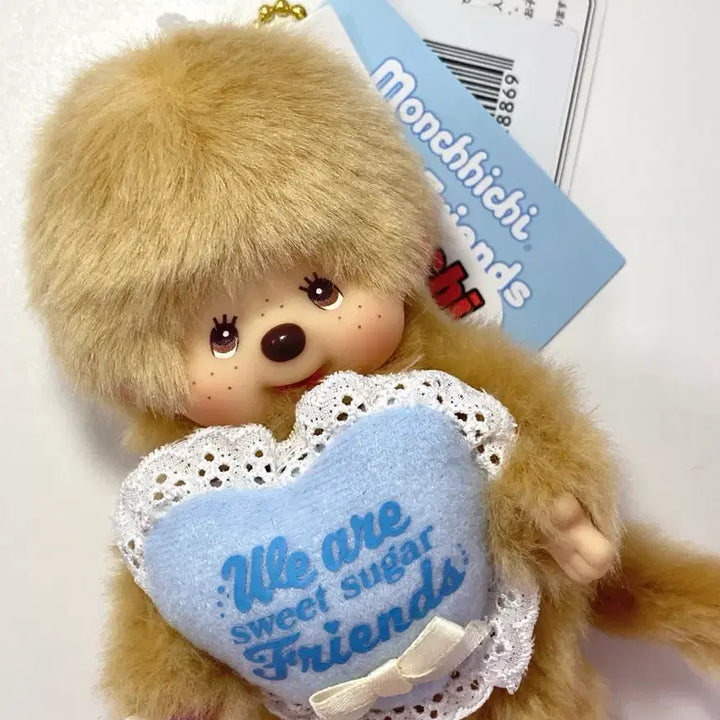 [BUNJANG] Sweet Sugar Monchhichi Keychain / [신상품] 스위트 슈가 몬치치 키링