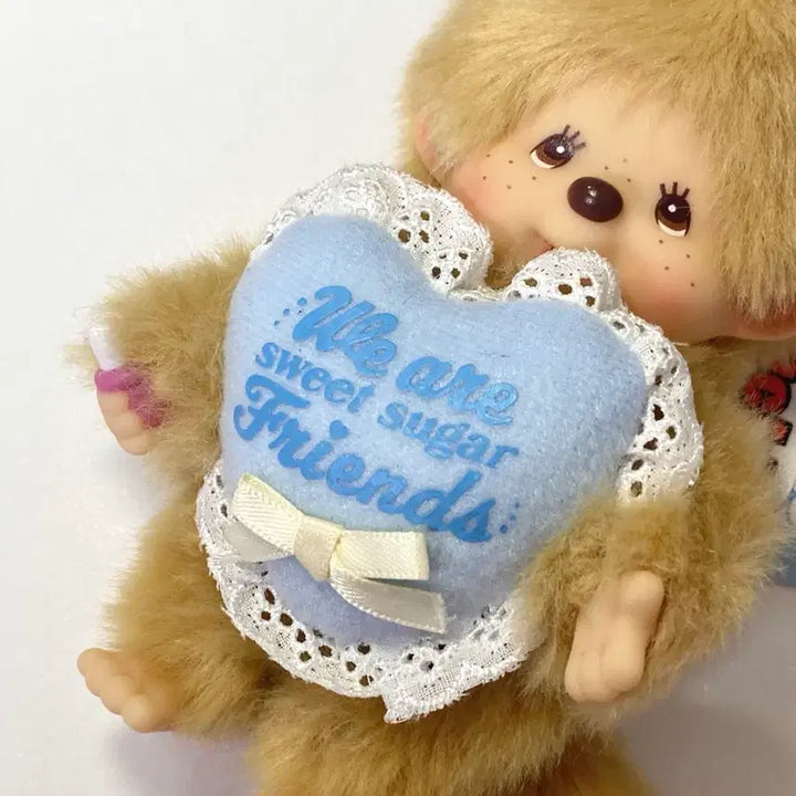 [BUNJANG] Sweet Sugar Monchhichi Keychain / [신상품] 스위트 슈가 몬치치 키링