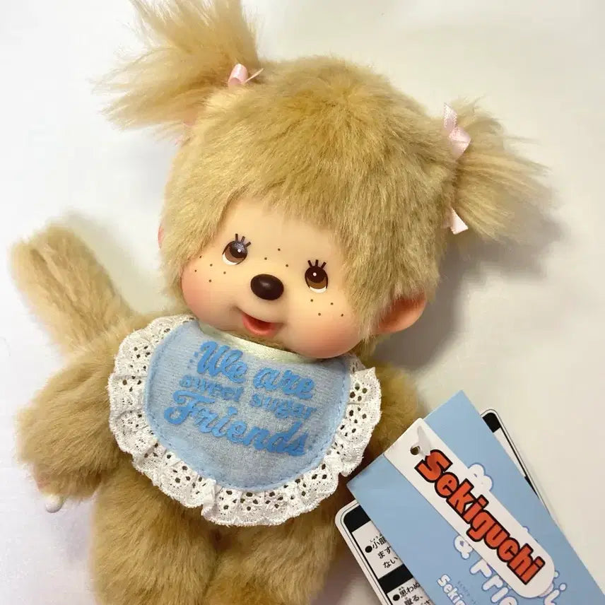 [BUNJANG] Sweet Sugar Monchhichi Girl S Doll / [신상품] 스위트슈가 몬치치 여아 S 인형