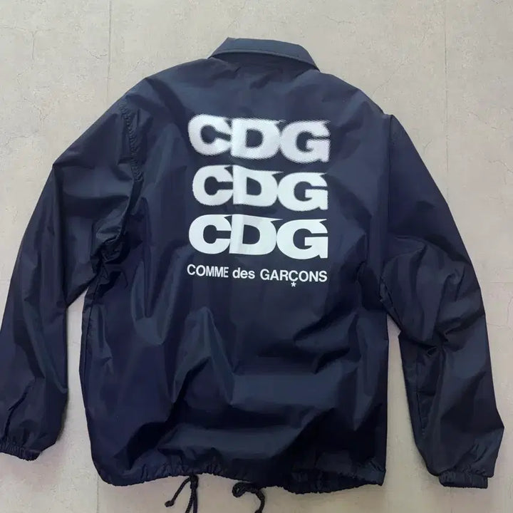 [BUNJANG] CDG Navy Coach Jacket / CDG 네이비 코치 자켓 꼼데갸르송