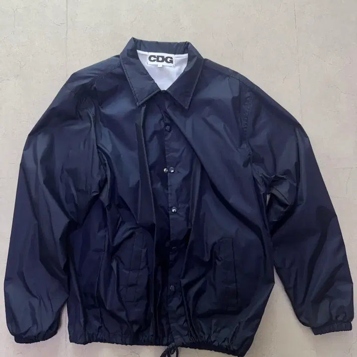 [BUNJANG] CDG Navy Coach Jacket / CDG 네이비 코치 자켓 꼼데갸르송