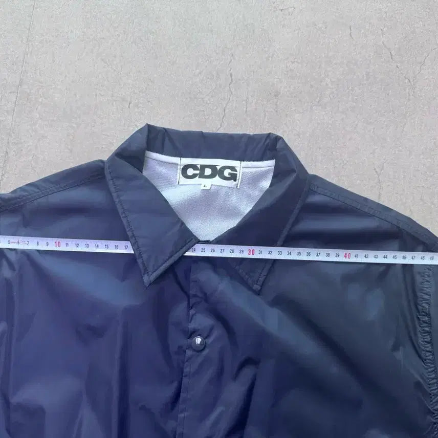 [BUNJANG] CDG Navy Coach Jacket / CDG 네이비 코치 자켓 꼼데갸르송