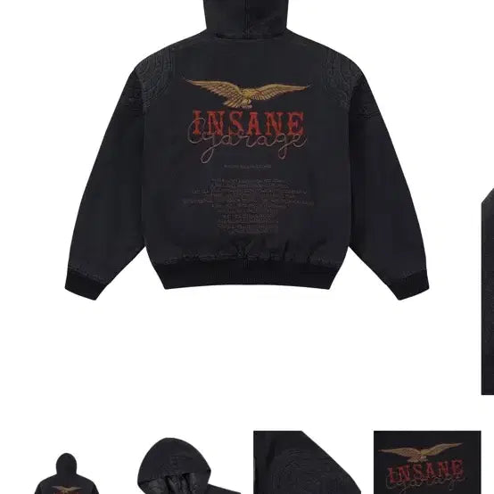 [BUNJANG] Insane Garage Hooded Work Jacket / 1사이즈)인세인개러지 후드 워크자켓