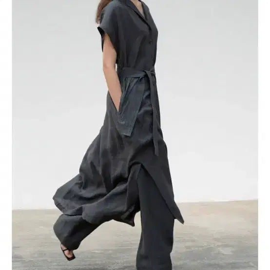 [BUNJANG] ARCH THE Linen Midi Dress / ARCH THE 린넨 원피스