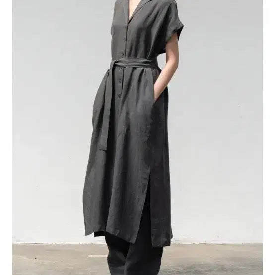 [BUNJANG] ARCH THE Linen Midi Dress / ARCH THE 린넨 원피스