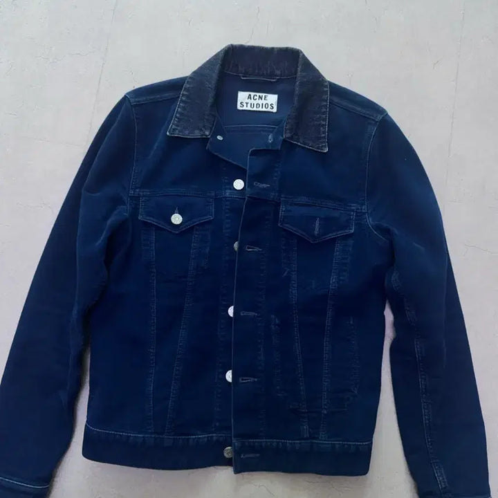 [BUNJANG] Acne Studios Denim Trucker Jacket - Navy / 아크네 스튜디오 데님 트러커 자켓 네이비